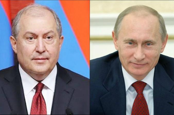 Владимир Путин пожелал гражданам Армении мира и благополучия