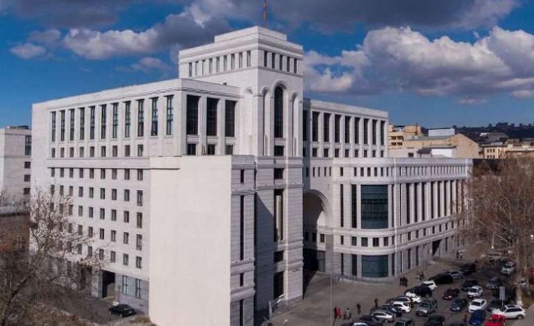В МИД Армении прокомментировали ситуацию в Казахстане