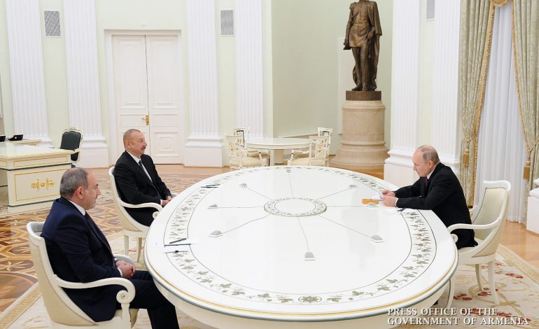 В МИД Армении прокомментировали информацию о возможной встрече Пашиняна, Путина и Алиева в Сочи