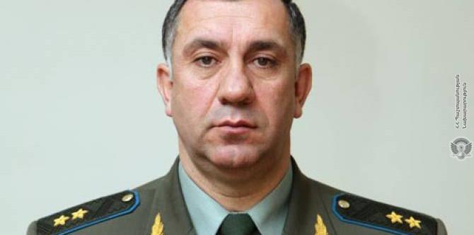 Степан Галстян освобожден от должности заместителя начальника Генштаба ВС Армени
