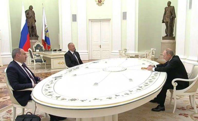 Путин, Пашинян и Алиев проведут в Сочи переговоры 26 ноября. ТАСС