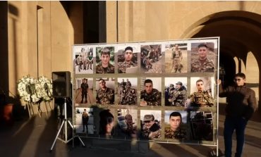 Ուղիղ միացում. «Ցորի» զորամասի 9 զինծառայողների հոգեհանգստի արարողությունը՝ Երեւանում