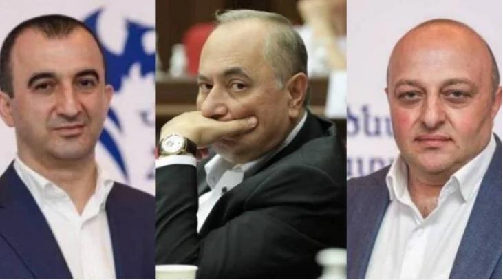 Խորհրդարանական խմբակցության երեք պատգամավորներն ազատ կարձակվեն. «Հայաստան» դաշինքի հայտարարությունը