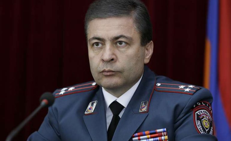 В Армении арестовали экс-начальника главного управления госохраны полиции