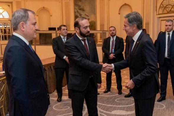 Госсекретарь Блинкен предложил министрам иностранных дел Армении и Азербайджана вновь встретиться в сентябре
