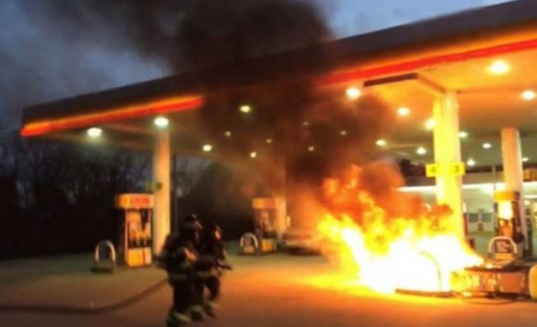 Пожар на бензоколонке в Иджеване: один из четырех пострадавших скончался