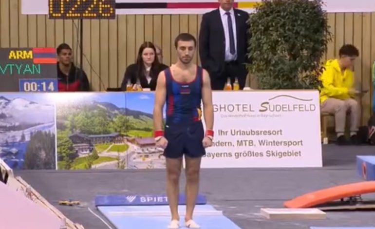 Артур Давтян выиграл золото Кубка мира по спортивной гимнастике в Дохе – кадры