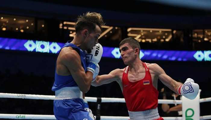 Руслан Асликян победил боксера из Азербайджана и стал чемпионом Европы U22